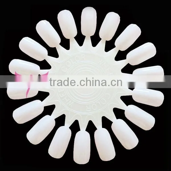 Nail art polish color display chart factory provide free sample