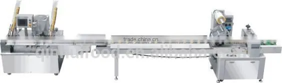full automatic biscuit sandwiching & packing machine