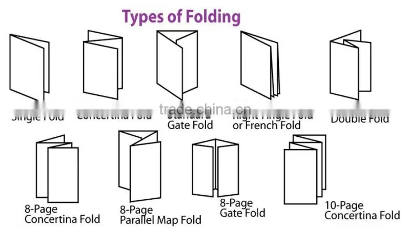 Cheap advertising flyer, leaflet, folding printing