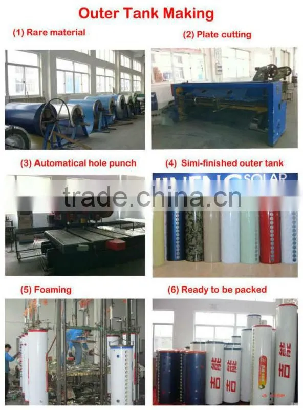 Heat Pipe Pressure Solar Water Heater System