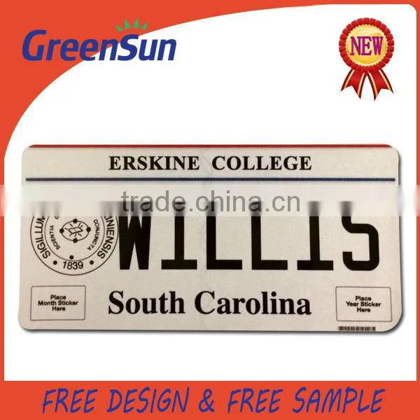 Wholesale Cheap Grade AAA metal tin license plate