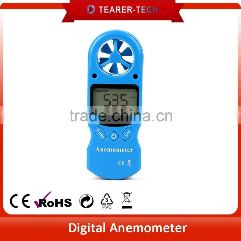 calibration function Portable Digital Anemometer Handheld LCD Electronic Wind Speed Air Volume Measuring Meter Backlight