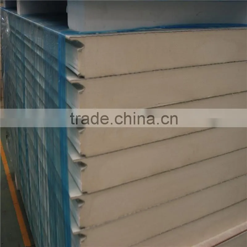 High anti-fire ability and sound insulation PU sandwich panel with CE