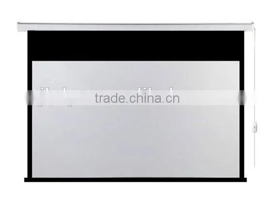 100"(16:9) Remote Electric Wall Mount Projector Screen