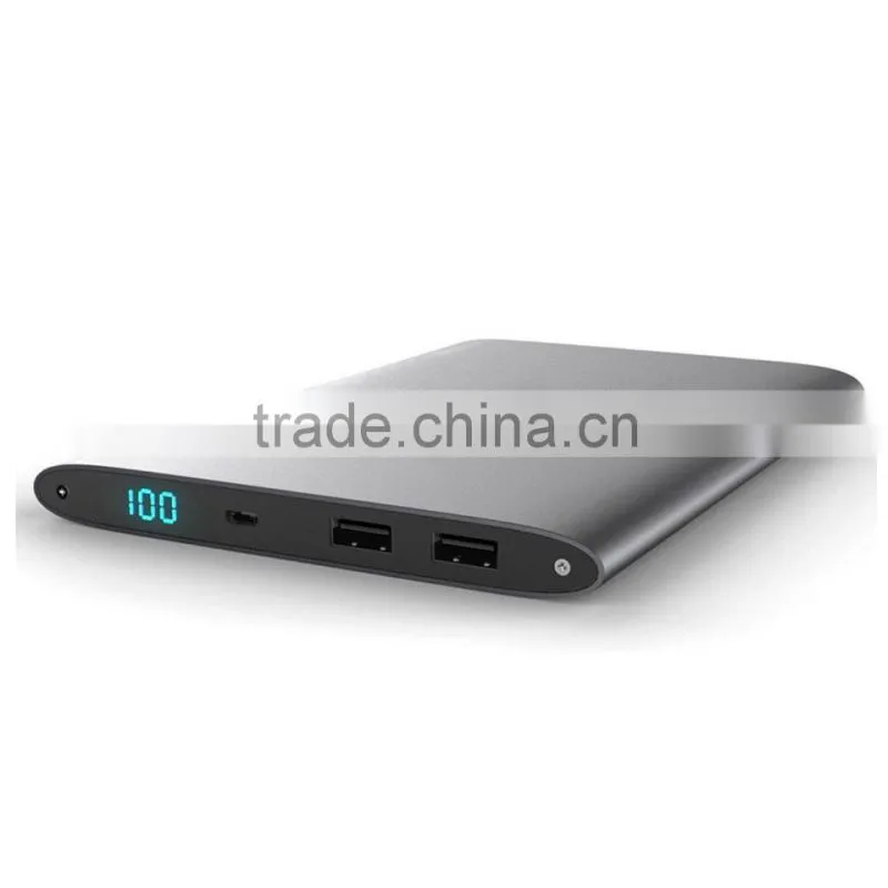 PowerBank flashlight dual usb 20000mah slim power bank for smart phone
