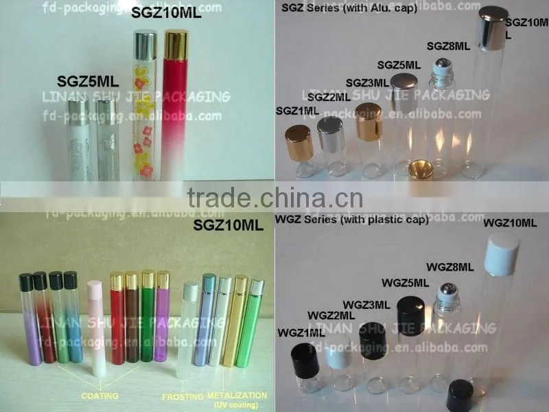 1ml-20ml roller ball glass bottle