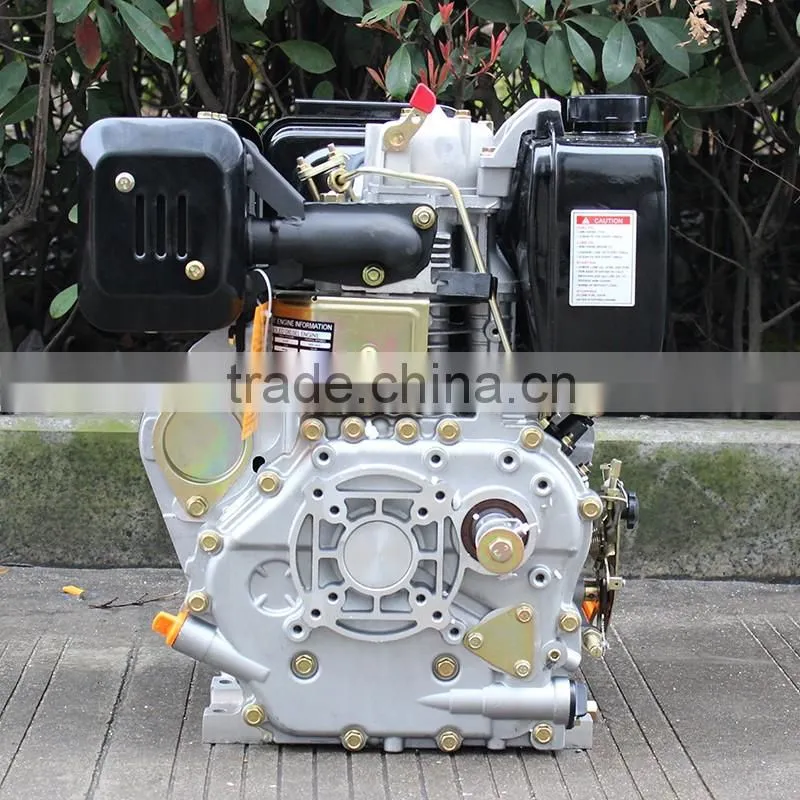 BISON(CHINA) Air Cooled 4 Stroke 499cc 10HP Diesel Engine For Mini Tiller