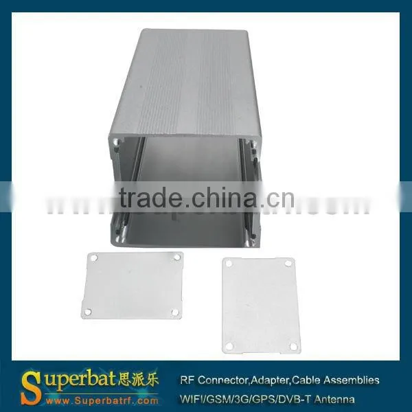 38x51x110mm silver anodized split body aluminum enclosure