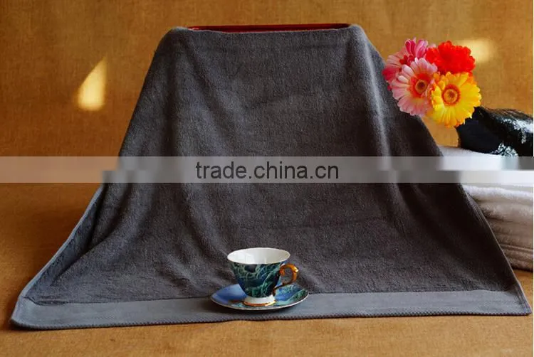 Newest Design Cotton Sateen Towel Solid Color Wholesale Used Bath Towels