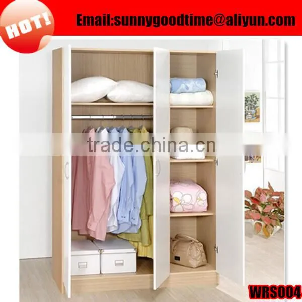 Wholesale cheap 4 door modern bedroom wardrobe