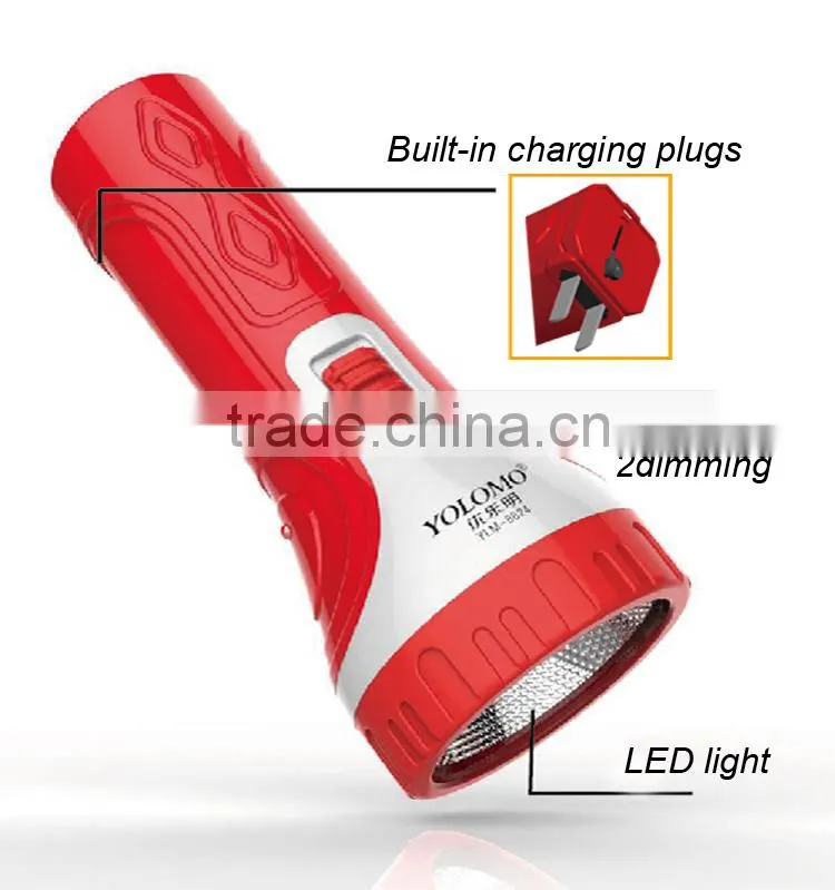 1W single LED rechargeable flashlight