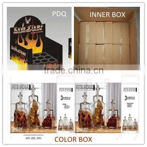 Clear glass cloche with wooden base wholesale