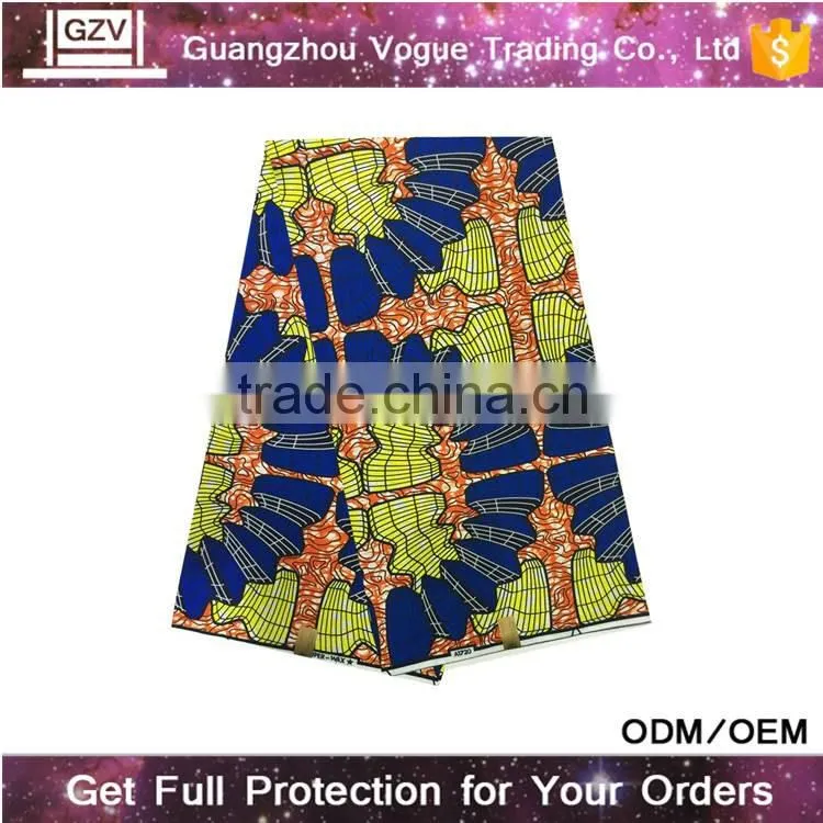 Online wholesale high quality 100% cotton kente fabric african wax prints fabric for man