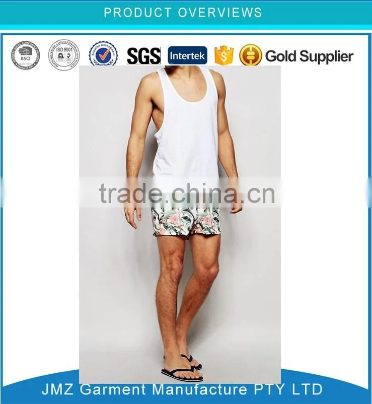 Digital print flower swimwear custom your own design board shorts