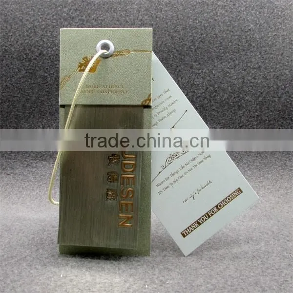 Folded With Eyelets Clothing Tags