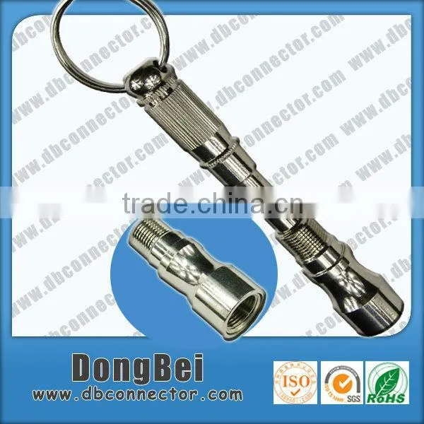 f type rf coaxial cable brass locking terminal