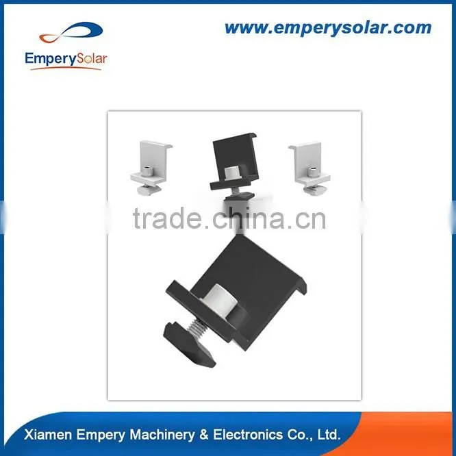 New Frameless Solar Panel End Clamp Set / Aluminium Components for Home Solar Systems