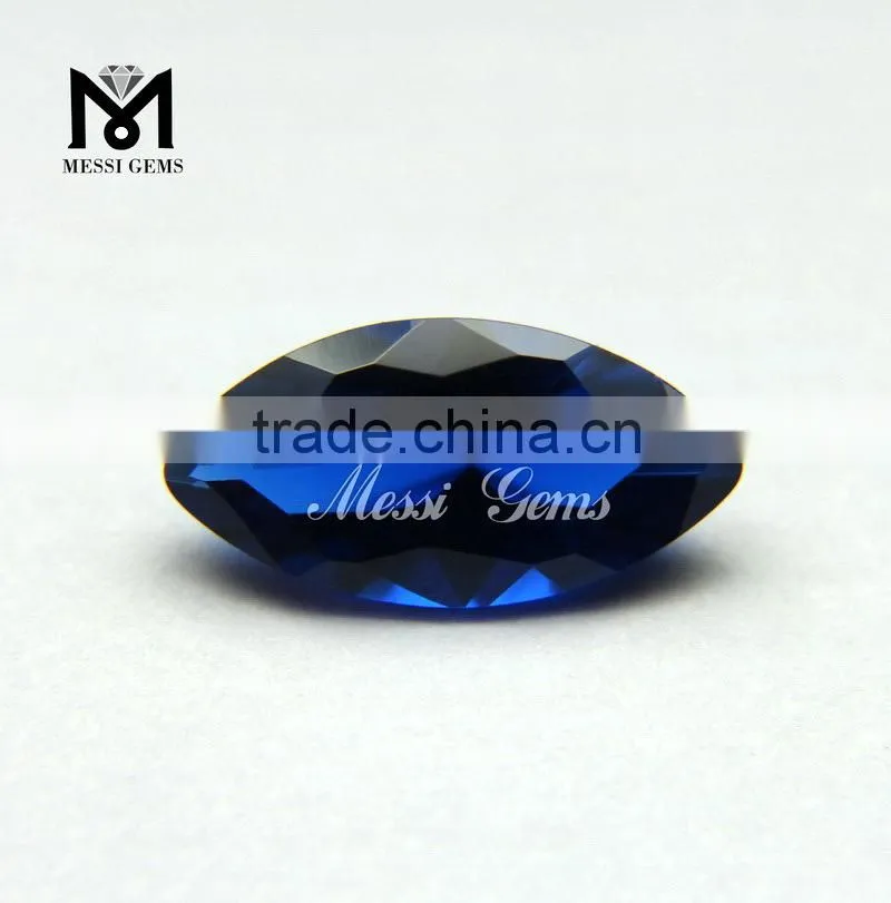 High Fashion Synthetic loose stones marquise 6 x12 mm 113 Bule Spinel