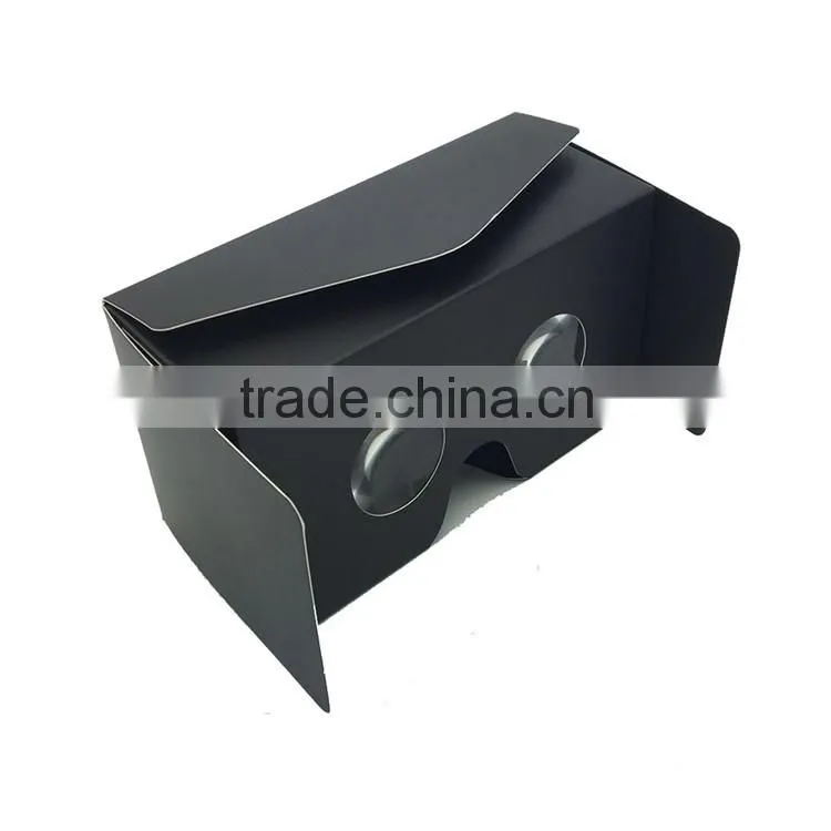 OEM Google Cardboard V2 Big lens VR 3d Glasses 4c Printing with Bluetooth Gamepad Remote Vr Games Movies 3D Google Cardboard