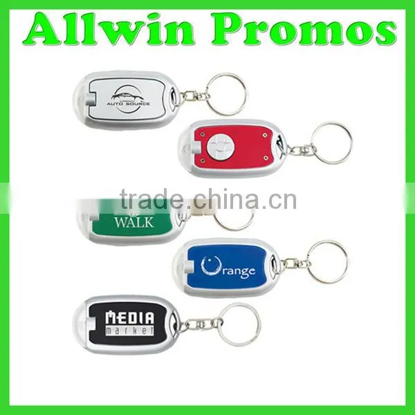 Laser Engraving Souvenir LED Flashlights Keychain