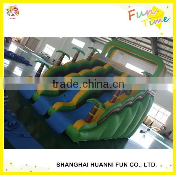 Water park equipments, big inflatable water slides for sale accept customized