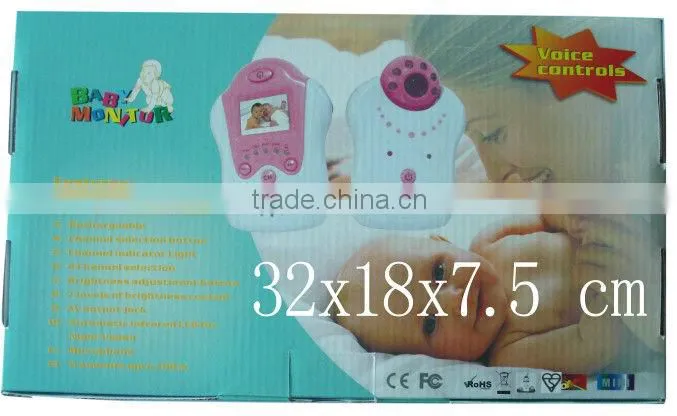 1.5' LCD 2.4ghz Wireless Portable Baby Monitor