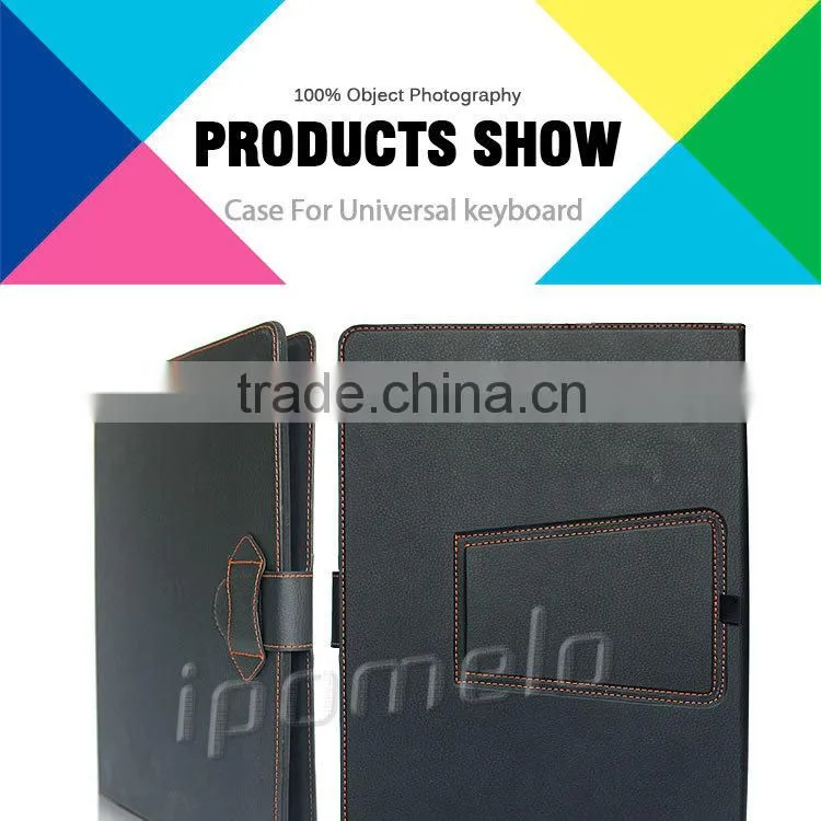 China top ten selling products Universal leather keyboard case for 9-10.1 inch tablet