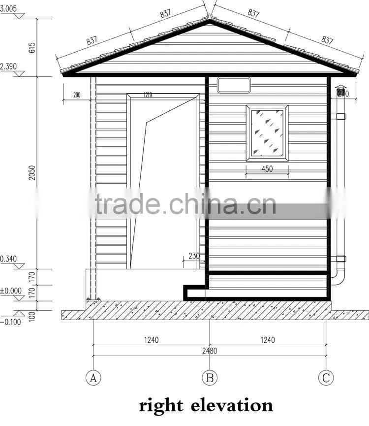2016 Hot Selling China Public Cabin Movable Portable 4K Mobile Toilet