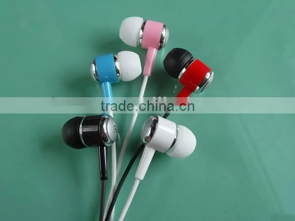 Customized logo color High Bass stereo head phone for ipod