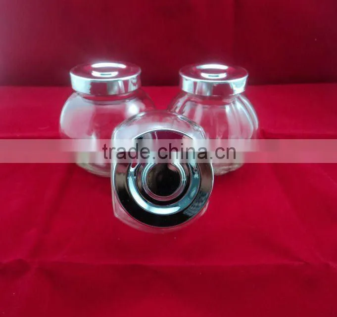 shaped glass food storage container 160ml