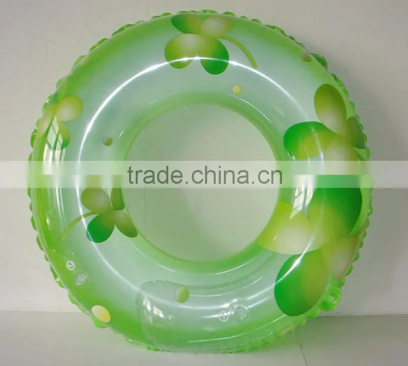Lovely inflatable swimming pool air tube ring for toddler with high quality