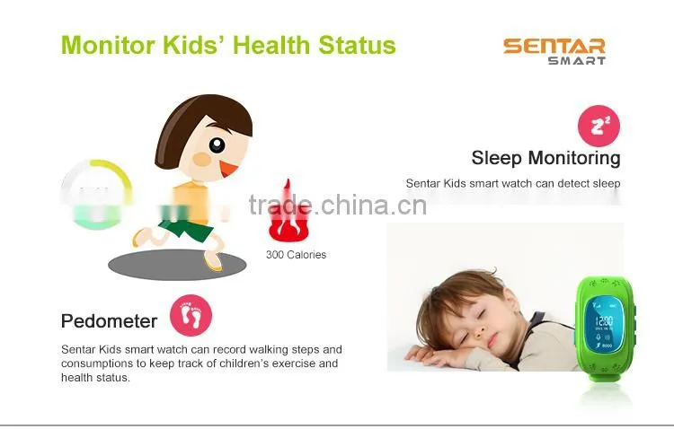Hot Trend Q50 LBS GPS Kids Tracker Watch with Geo-fence Smart watch for Children