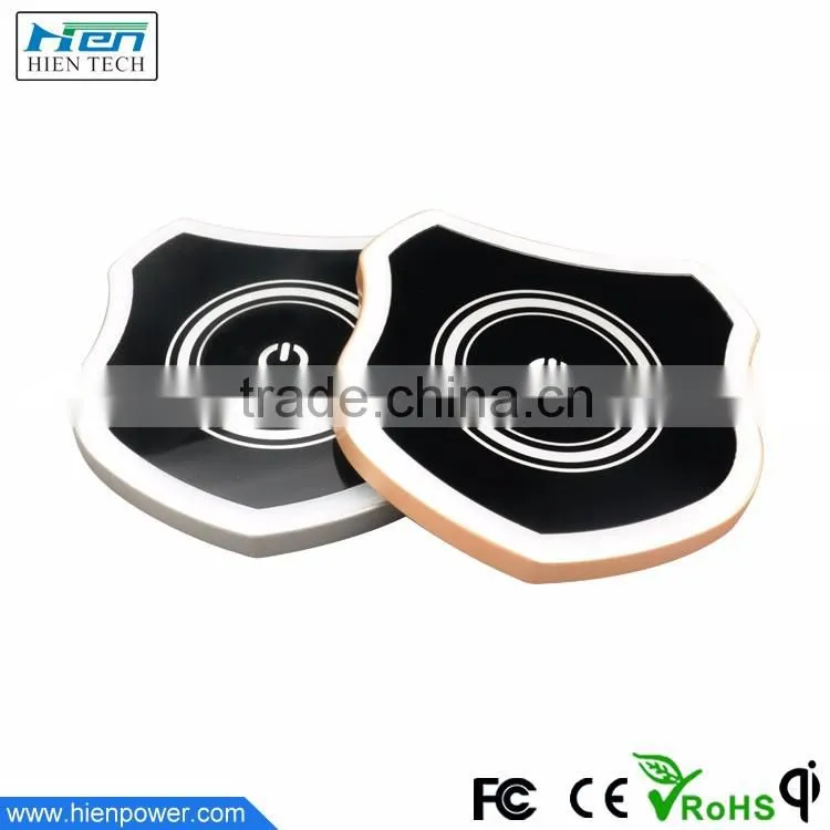 Customize Logo product qi wireless phone charger for huawei p8 lite and other smart phone