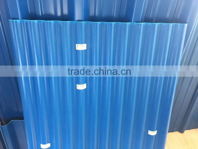 Weathering resistant synthetic resin tile