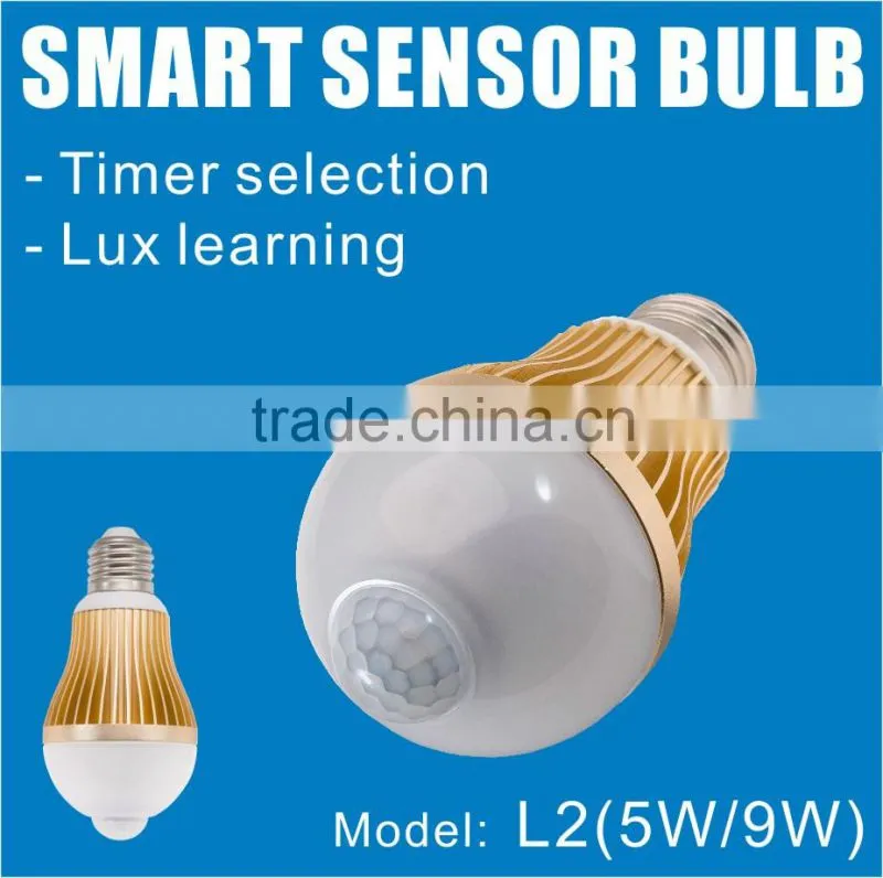 Eco battery backup PIR sensor night light with buzzer alarm function