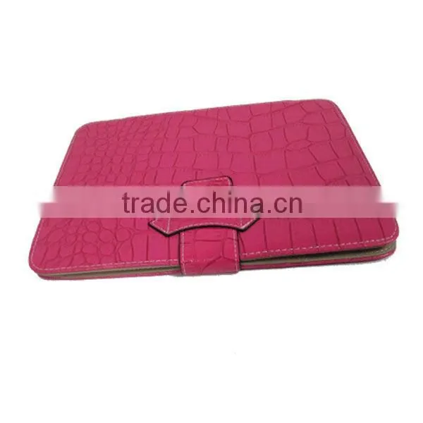 Flip Crocodile leather Case for Ipad 2/3/4 With Stand Function