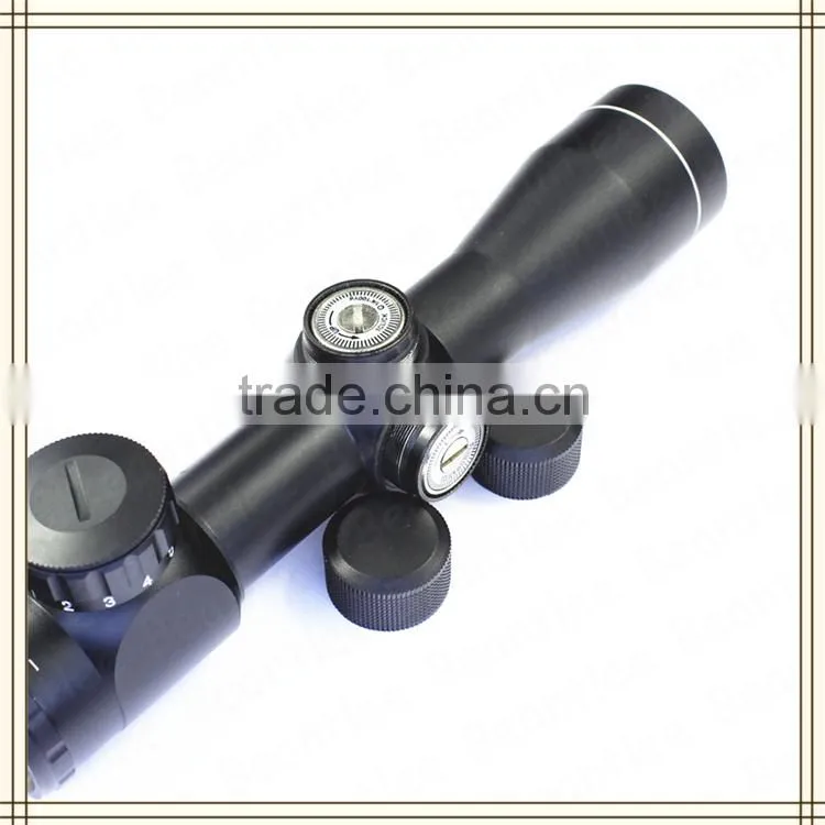 Cheap target rifle scope 4X32EG quick detach scope mount, high power gun hunting scope for sale