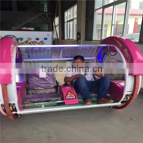 Funfair rides indoor / outdoor playground amusement equipment happy racing car for sale