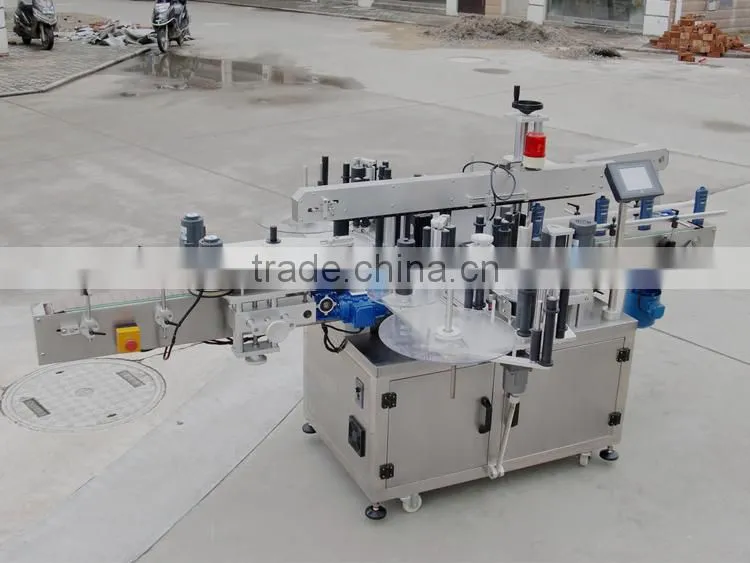 Highly efficient wine bottle labeling machine / blitz sticker labeller