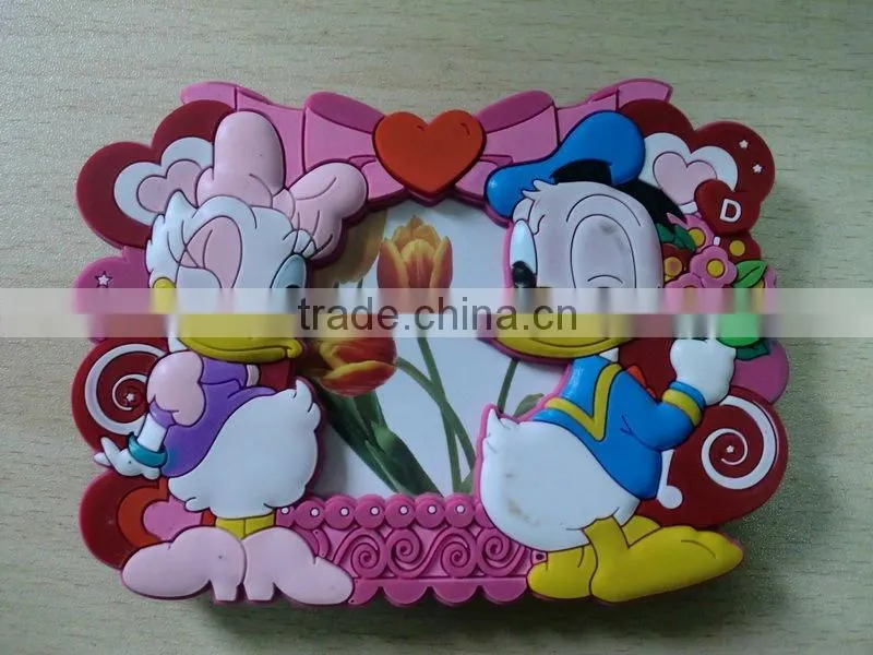3D soft pvc photo frame for promo
