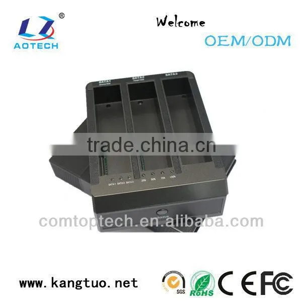 USB3.0 SATA 3 bays dual bay hdd docking station