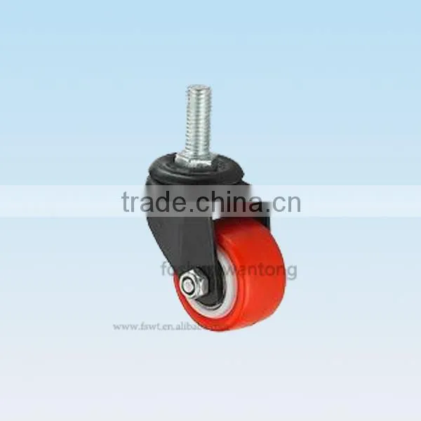 Ball Bearing Light Duty 2 Inch PU Small Caster for Furniture