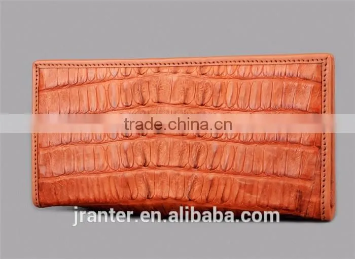 Fashion Custom Crocodile skin Men's Bifold Wallet,Long Wallt Genuine Leather