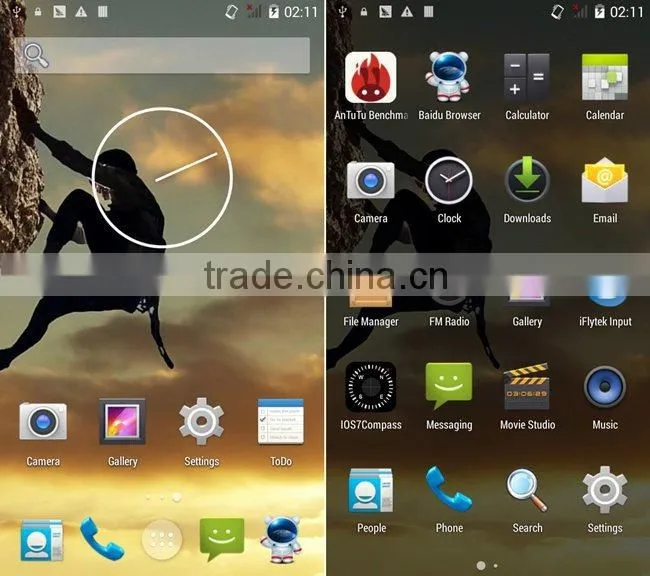 F6 IP68 Waterproof Phone MTK6582 Quad Core 4.5" IPS Screen 1G RAM 8G ROM OTG Rugged Smartphone