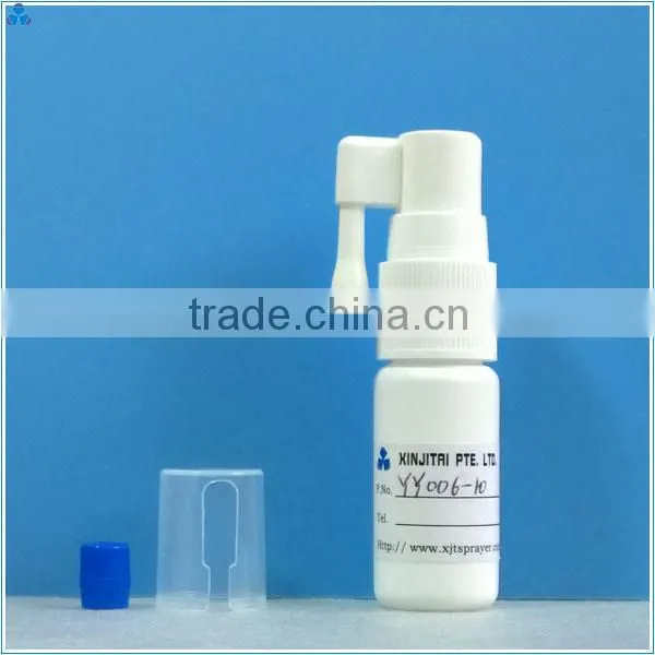10ml HDPE White Oral Spray Bottle with Rotatable Rod