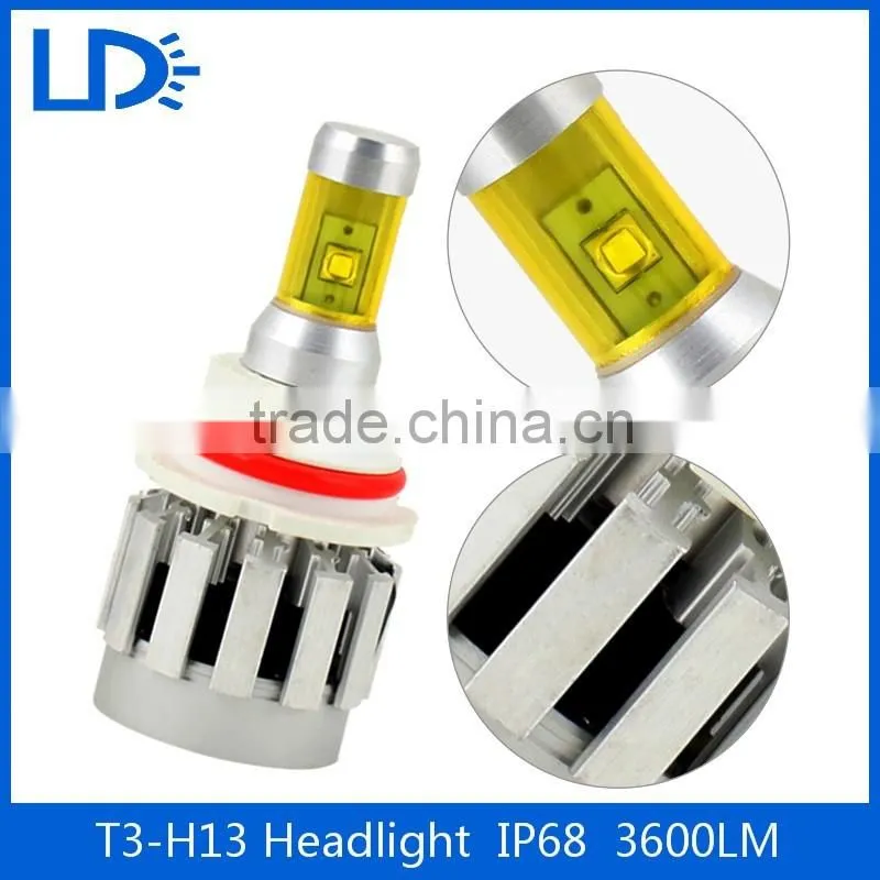 Best Saller T3 H1 H3 H4 H8 H11 9004/9007 9005 9006 Auto Headlight