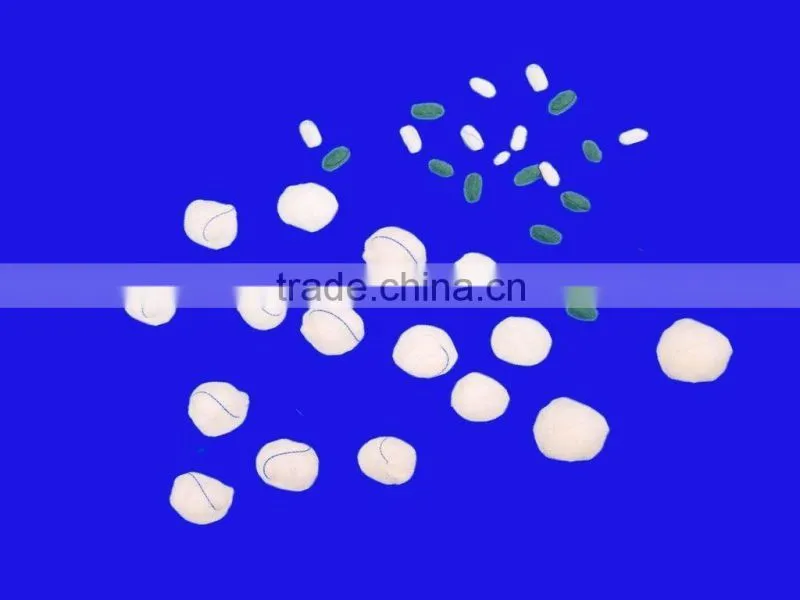 medical cotton balls in rolls