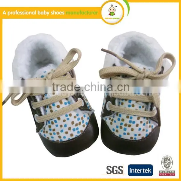 2015 fashion good quality kid baby leather shoes moccasions winter