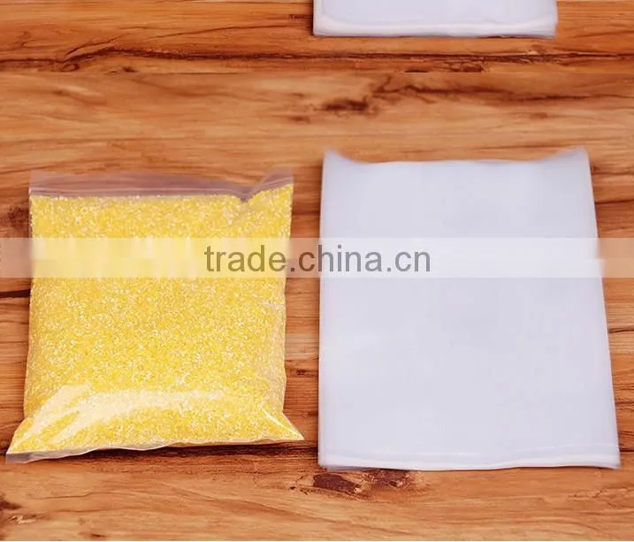 2015 customized clear high quality pe plastic gift bag