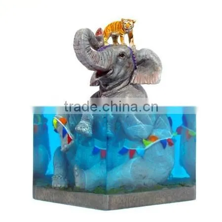 oem children high quality elephant plastic toys/make circus animals plastic toys/custom cheap kids plastic toys factory